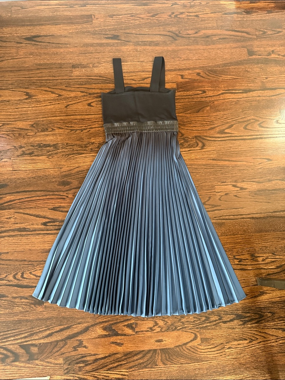 Proenza Schouler Black and blue Pleated Proenza Dress - Picture 3 of 3
